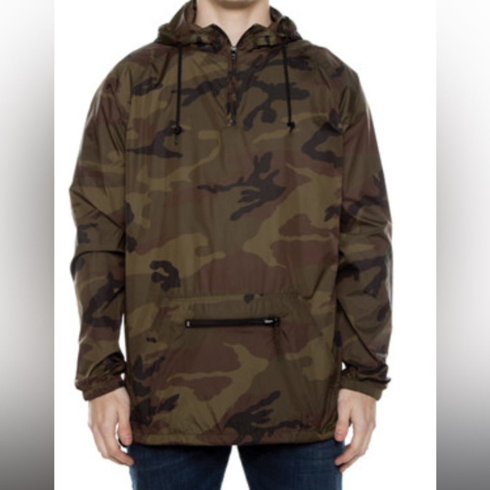 Beimar  Nylon  Pullover Jacket Windbreaker  Camouflage